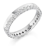 Offset Round Brilliant Cut Diamond Full Eternity 1.00 Carat - Pobjoy Diamonds