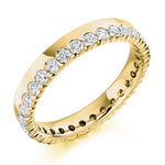 Offset Round Brilliant Cut Diamond Full Eternity 1.00 Carat - Pobjoy Diamonds