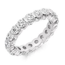 Load image into Gallery viewer, Bar Set Round Brilliant Cut Diamond Full Eternity 2.00 Carat - Pobjoy Diamonds