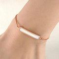 Handmade Rose Gold Plated On Silver Friendship Bracelet - Pobjoy Diamonds