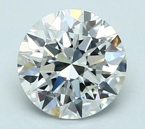 18K Gold Round Cut 1.60 CTW Halo Lab Grown Diamond Ring F/VS1 - Pobjoy Diamonds
