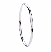 Load image into Gallery viewer, Faceted SIlver Ladies Bangle - Pobjoy Diamonds
