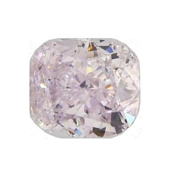 18K Gold Fancy Light Pink Cushion Cut Diamond Solitaire Ring - 0.88 Carat - Pobjoy Diamonds