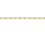 9K Yellow Gold Ladies 2.5mm Figaro Neck Chain - Pobjoy Diamonds