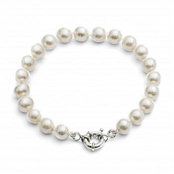 Freshwater Pearl Single Strand Bracelet 7mm - Pobjoy Diamonds