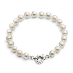 Freshwater Pearl Single Strand Bracelet 7mm - Pobjoy Diamonds