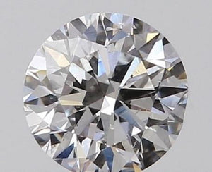 18K White Gold 0.31 Carat Round Brilliant Cut Solitaire Diamond Ring F/Si1-Tortola - Pobjoy Diamonds