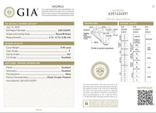 Load image into Gallery viewer, 950 Platinum Solitaire &amp; Baguette Diamond Engagement Ring 1.10 CTW F/VS1 - Pobjoy Diamonds