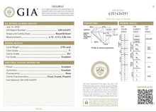 Load image into Gallery viewer, 18K Yellow Gold Solitaire &amp; Baguette Diamond Engagement Ring 1.10 CTW F/VS1 - Pobjoy Diamonds