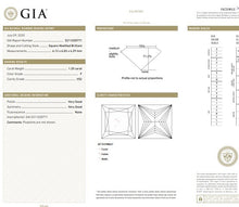 Load image into Gallery viewer, 950 Platinum Princess Cut Solitaire Diamond Ring 1.20 Carat - F/VS2 - Pobjoy Diamonds