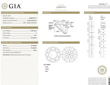 Load image into Gallery viewer, 18K Gold 2.50 Carat Round Brilliant Cut Solitaire Diamond Ring F/VS1-Bellagio - Pobjoy Diamonds