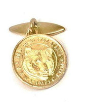 Load image into Gallery viewer,  Mens Gold Bull &amp; Bear Cufflinks From Pobjoy Diamonds