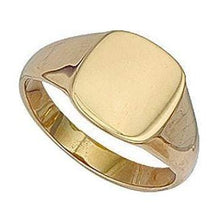 Load image into Gallery viewer, Gents 9K Yellow Gold Square Signet Ring - Pobjoy Diamonds