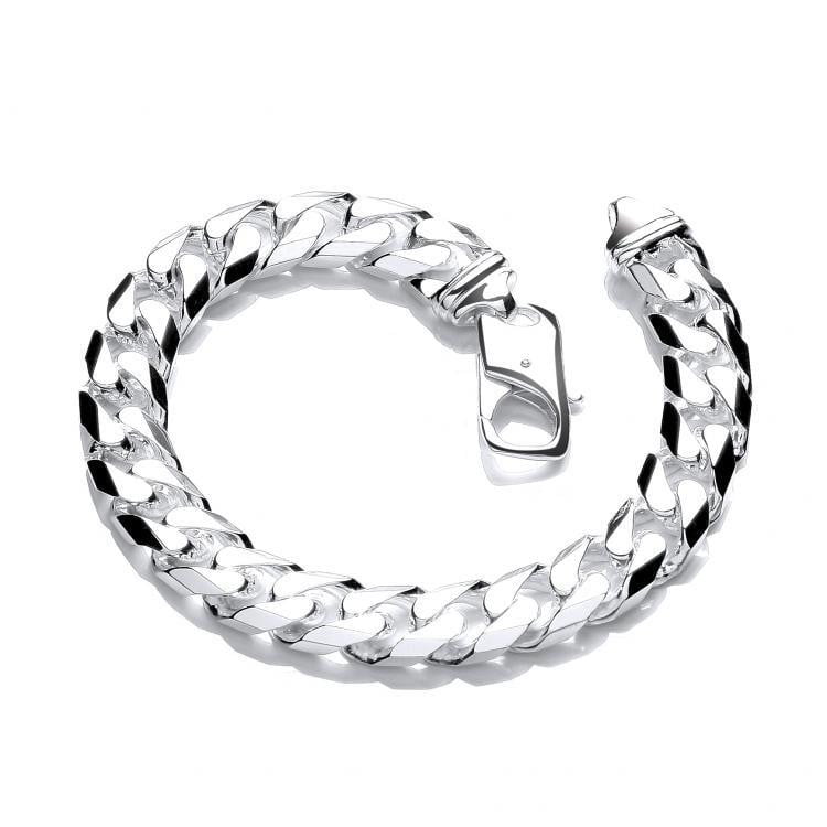 Chunky Sterling Silver Men's Bracelet. Universal Size. 6mm Thick. Robust Fixture. Everyday Wear