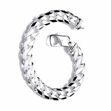Load image into Gallery viewer, Gents Sterling Silver Curb Bracelet - Pobjoy Diamonds