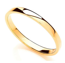 Load image into Gallery viewer, 18K Gold Soft Court 2mm Wedding Band - Pobjoy Diamonds