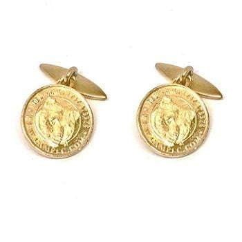 9K & 18K Mens Gold Cufflinks From Pobjoy Diamonds
