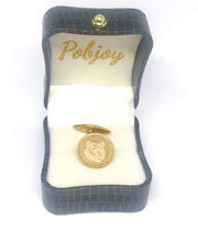 Load image into Gallery viewer,  Mens 9K Gold Bull &amp; Bear Cufflinks From Pobjoy Diamonds