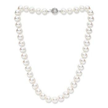 Large Freshwater Cultured Pearl Necklace - Pobjoy Diamonds