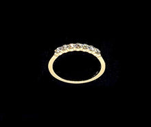 Load image into Gallery viewer, 9K Gold Diamond Half Eternity Ring 0.25 Carats