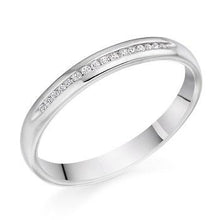 Load image into Gallery viewer, Diamond Half Eternity Ring 0.07 Carat - Pobjoy Diamonds