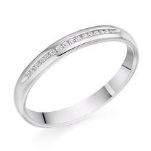 Load image into Gallery viewer, Diamond Half Eternity Ring 0.07 Carat - Pobjoy Diamonds