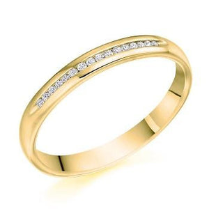 Diamond Half Eternity Ring 0.07 Carat - Pobjoy Diamonds