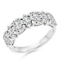Marquise & Round Cut Diamond Half Eternity Ring 1.50 Carat - Pobjoy Diamonds