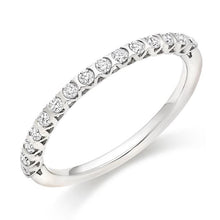 Load image into Gallery viewer, Bar Set Diamond Half Eternity Ring 0.25 Carat - Pobjoy Diamonds