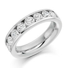 Load image into Gallery viewer, Channel Set Diamond Half Eternity 2.00 Carat - Pobjoy Diamonds