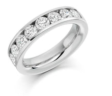 Load image into Gallery viewer, Channel Set Diamond Half Eternity 2.00 Carat - Pobjoy Diamonds