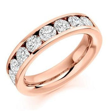 Load image into Gallery viewer, Channel Set Diamond Half Eternity 2.00 Carat - Pobjoy Diamonds