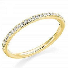 Load image into Gallery viewer, Grain Set Diamond Half Eternity Ring 0.17 Carat - Pobjoy Diamonds