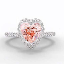 Load image into Gallery viewer, Fancy Intense Pink Heart Cut Lab Grown Diamond 2.52 Carat - Pobjoy Diamonds