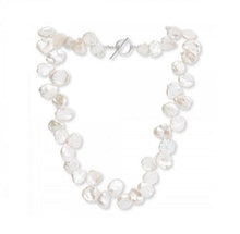 Load image into Gallery viewer, Keshi White Large Cultured Pearl Ladies Necklace - Pobjoy Diamonds