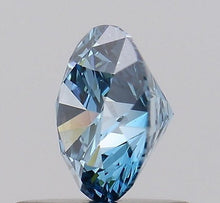 Load image into Gallery viewer, Vivid Greenish Blue Lab Grown Diamond Ring