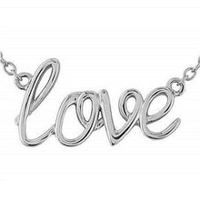 Load image into Gallery viewer, Silver Graffiti Love Pendant &amp; Neck Chain
