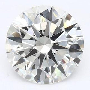 18K Gold Round Brilliant Cut 1.00 Carat Lab Grown Diamond Ring E/VVS2- Pobjoy Diamonds