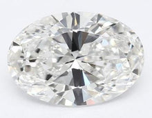 Load image into Gallery viewer, 1.00 Carat Oval Cut Lab Grown Diamond Ring F/VVS1 - Pobjoy Diamonds