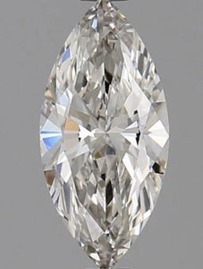 18K Gold Marquise Cut 0.50 Carat Lab Grown Diamond Ring - F/VS2 - Pobjoy Diamonds