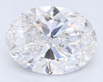 950 Platinum Oval Cut Solitaire Ring With Side Baguettes 1.18 CTW- F/VS2 - Pobjoy Diamonds