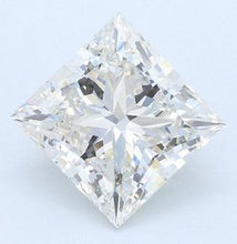Load image into Gallery viewer, 18K Gold 3.00 Carat Princess Cut Solitaire Lab Grown Diamond Ring G/VS1 - Pobjoy Diamonds