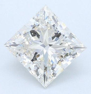 18K Gold 3.00 Carat Princess Cut Solitaire Lab Grown Diamond Ring G/VS1 - Pobjoy Diamonds