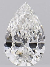 Load image into Gallery viewer, 14K White Gold 0.50 Carat Pear Cut Lab Grown Diamond Ring G/VS1 - Pobjoy Diamonds