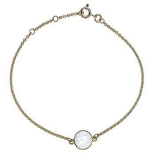 Load image into Gallery viewer, 9K Yellow Gold &amp; Labrodorite Adjustable Ladies Bracelet - Pobjoy Diamonds
