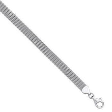 Load image into Gallery viewer, Sterling SIlver Tight Mesh Ladies Watch Style Bracelet from Pobjoy