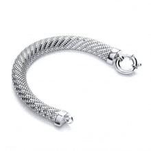 Load image into Gallery viewer, Sterling Silver Ladies Mesh Bracelet - Pobjoy Diamonds