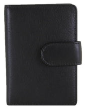 Load image into Gallery viewer, Black Compact Leather Wallet - Pobjoy Diamonds