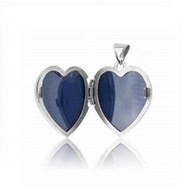 Load image into Gallery viewer, Large Sterling Silver Heart &amp; Diamond Locket-Pobjoy Diamonds