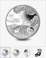 50th Anniversary of Apollo 13: The Lunar Module - 2020 Proof Fine Silver 1oz Piedfort (2oz total) Ultra High Relief Dished - Pobjoy Diamonds
